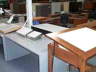 Used Light Table Box Hopper S Drafting Furniture